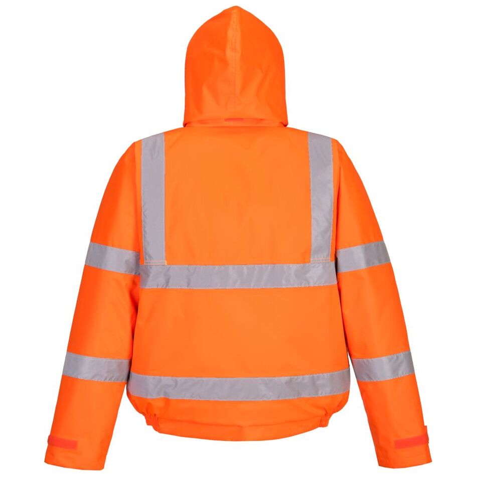 Portwest Hi-Vis Waterproof Winter Bomber Jacket -40C Certified Safety Coat