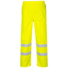 Portwest Hi-Vis Breathable Rain Trousers Waterproof Workwear Safety Bottoms Yellow Orange