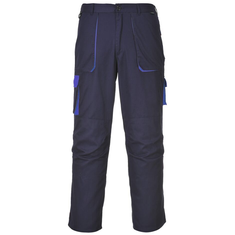 Portwest Texo Cotton-Rich Work Trousers: Durable, 9 Pockets, Kneepad Ready, Secure Fit