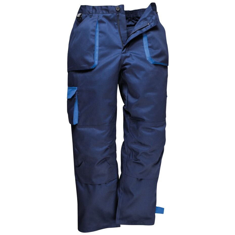 Portwest Texo Cotton-Rich Work Trousers: Durable, 9 Pockets, Kneepad Ready, Secure Fit