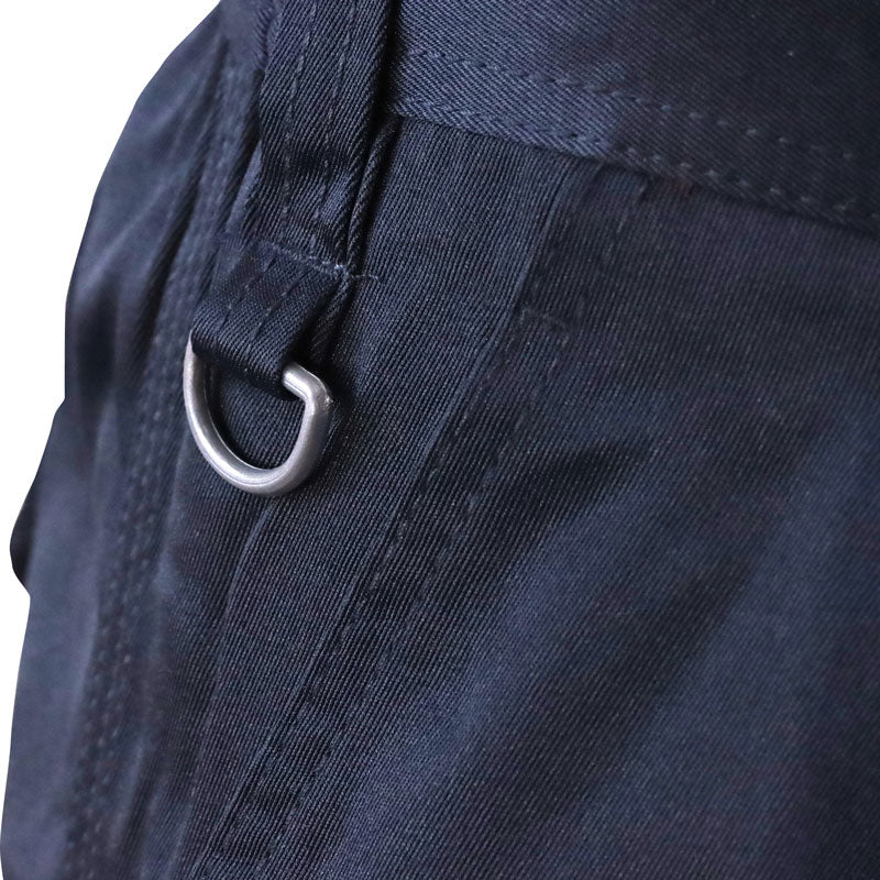 Leo Workwear EcoViz Bideford Hi-Vis Orange Navy Cargo Trousers