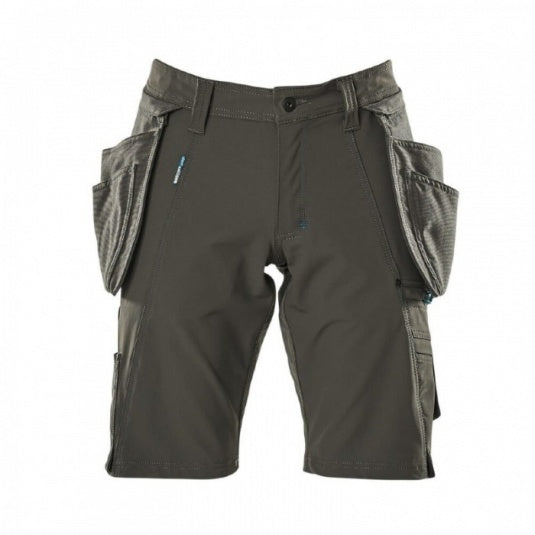 Mascot Advanced Lightweight Stretch Men's Work Shorts with Holster Pockets Navy