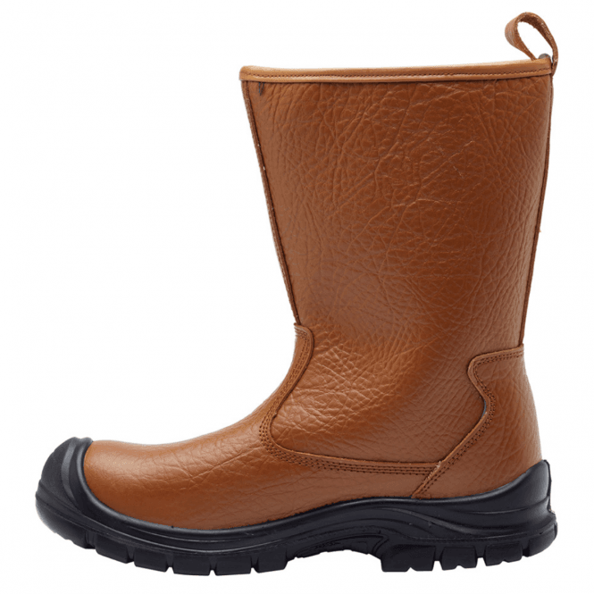 Safetec Exclusive Tan Rigger Safety Boots