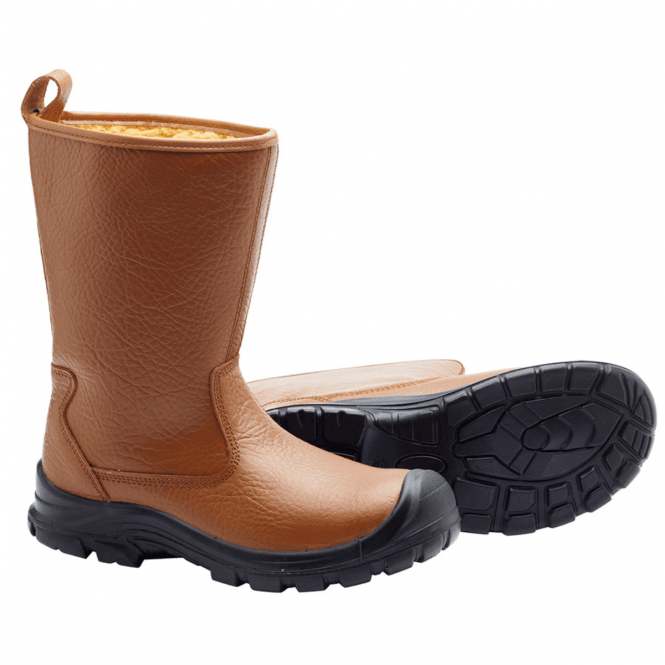 Safetec Exclusive Tan Rigger Safety Boots