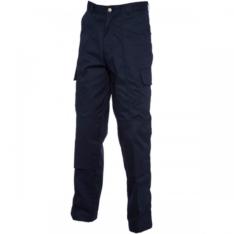 Uneek UC904 Durable Work Cargo Trousers with Bottom-Opening Knee Pad Pockets