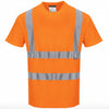 Portwest Hi-Vis Cotton Comfort Short Sleeve T-Shirt