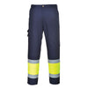 Portwest E049 Hi Vis Two Tone Multi-Pocket Combat Trousers