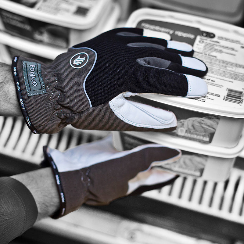 Polyco Freezemaster II Premium Leather Cold & Water-Resistant Thermal Work Gloves
