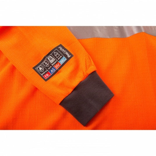 ProGARM 5290 Hi-Vis Orange Arc Flash Polo Shirt with VXS Fabric