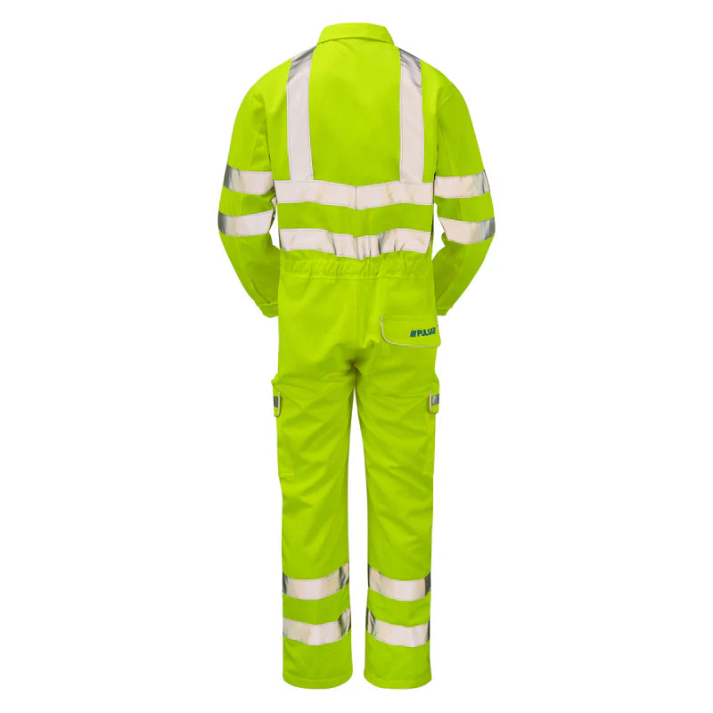 Pulsar P349 Yellow Combat Hi Vis Overalls