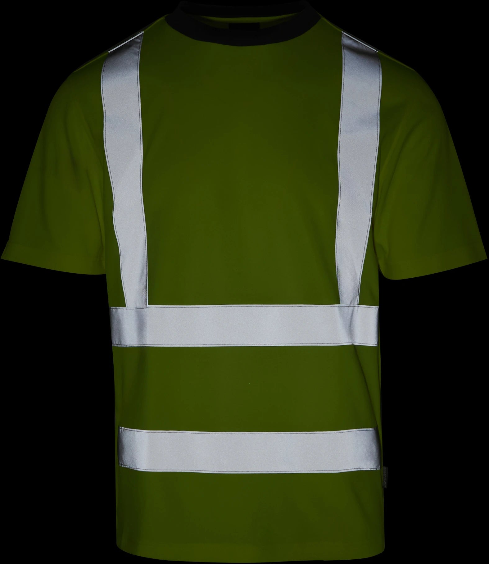 Regatta Pro Contract Yellow Hi-Vis T-Shirt, Wicking Micro-Mesh, EN ISO 20471 Class 2