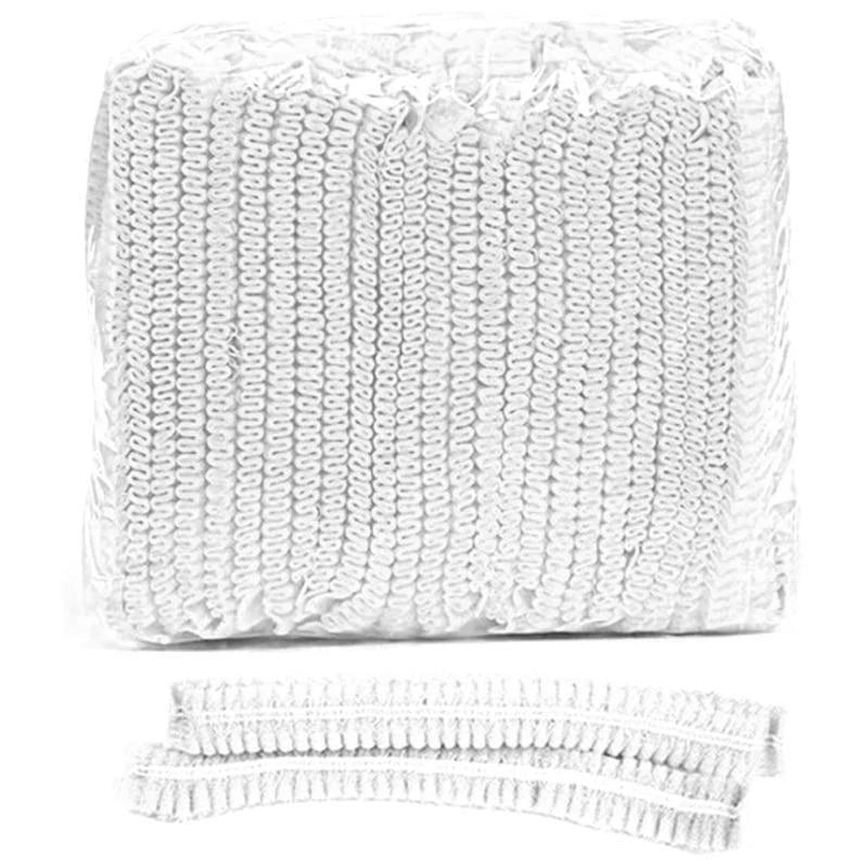 5000 White Disposable Mob Caps (5 Boxes)