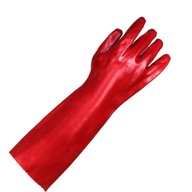 Red PVC Gauntlet
