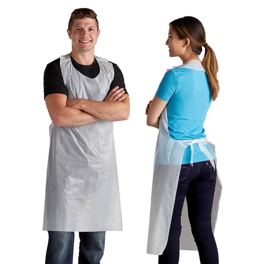5000 White Disposable Aprons (5 Boxes)