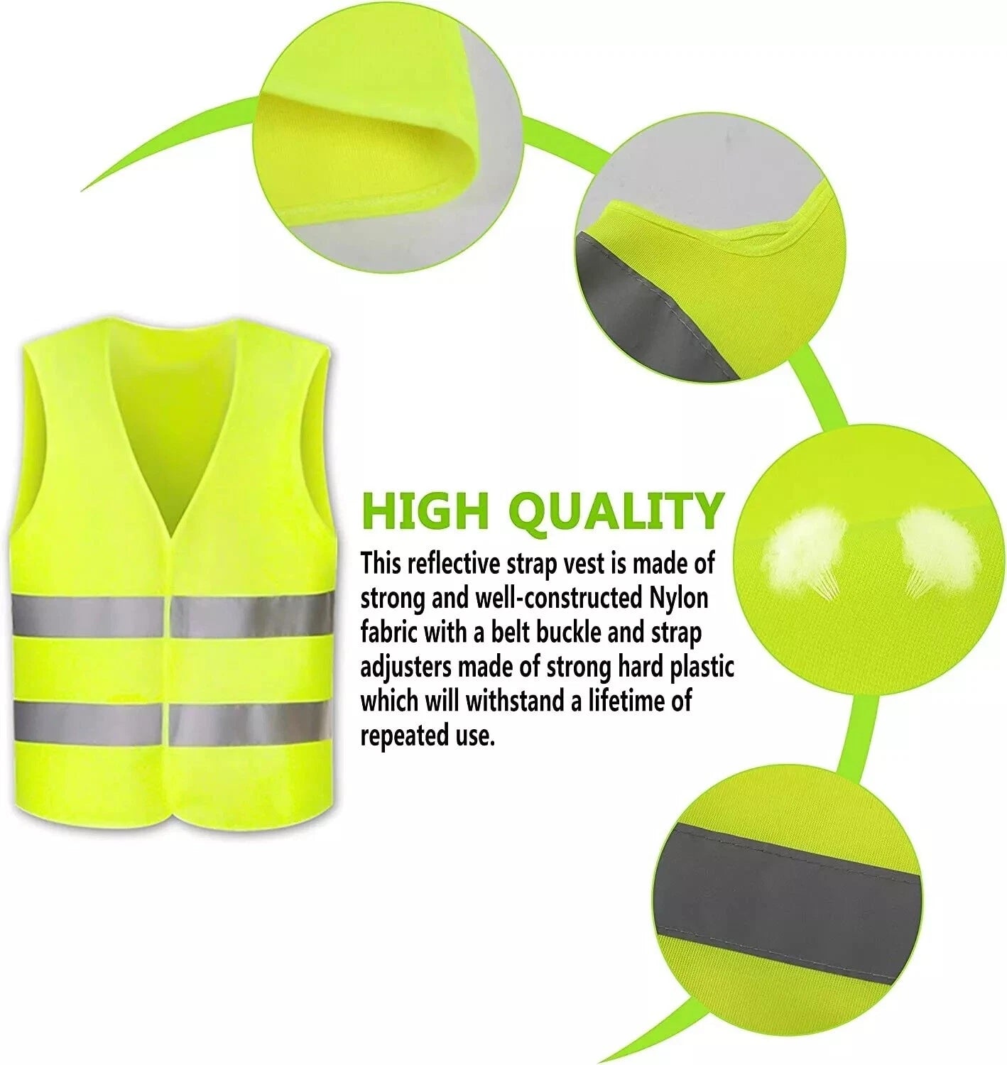 120 GSM Yellow Hi Vis Vest