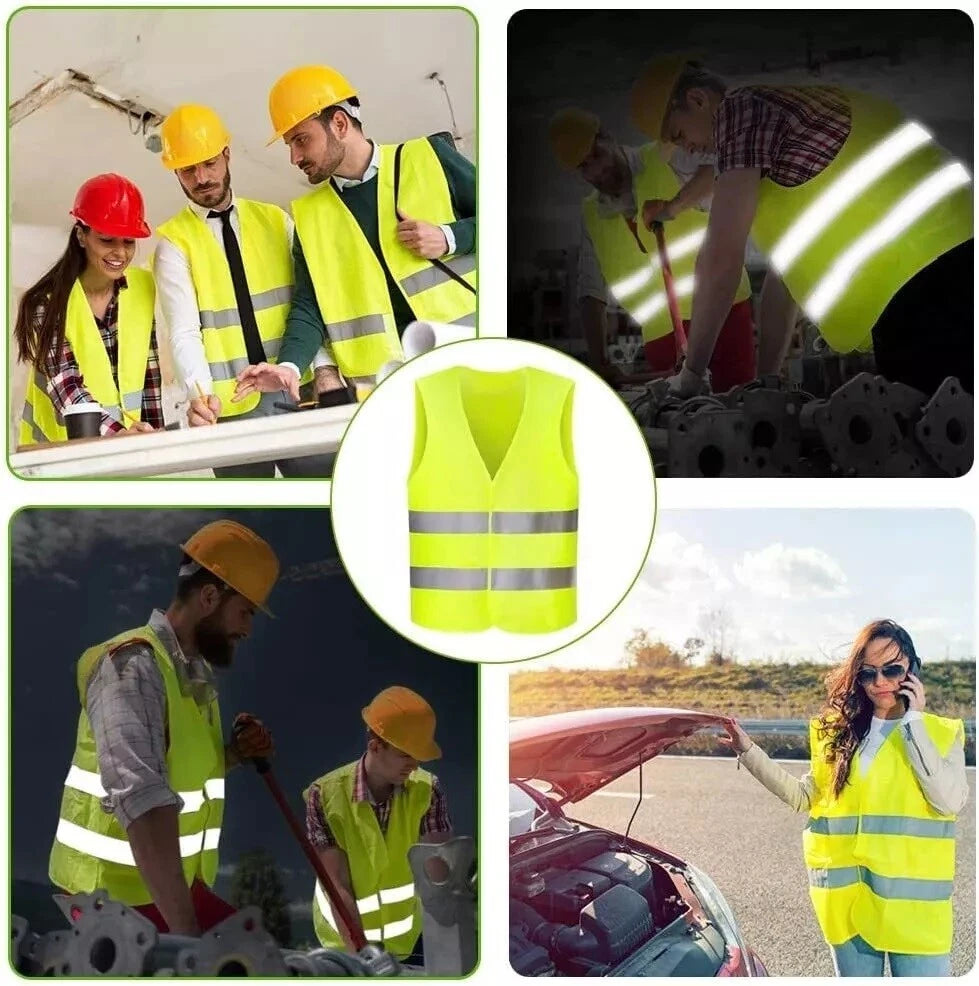 120 GSM Yellow Hi Vis Vest