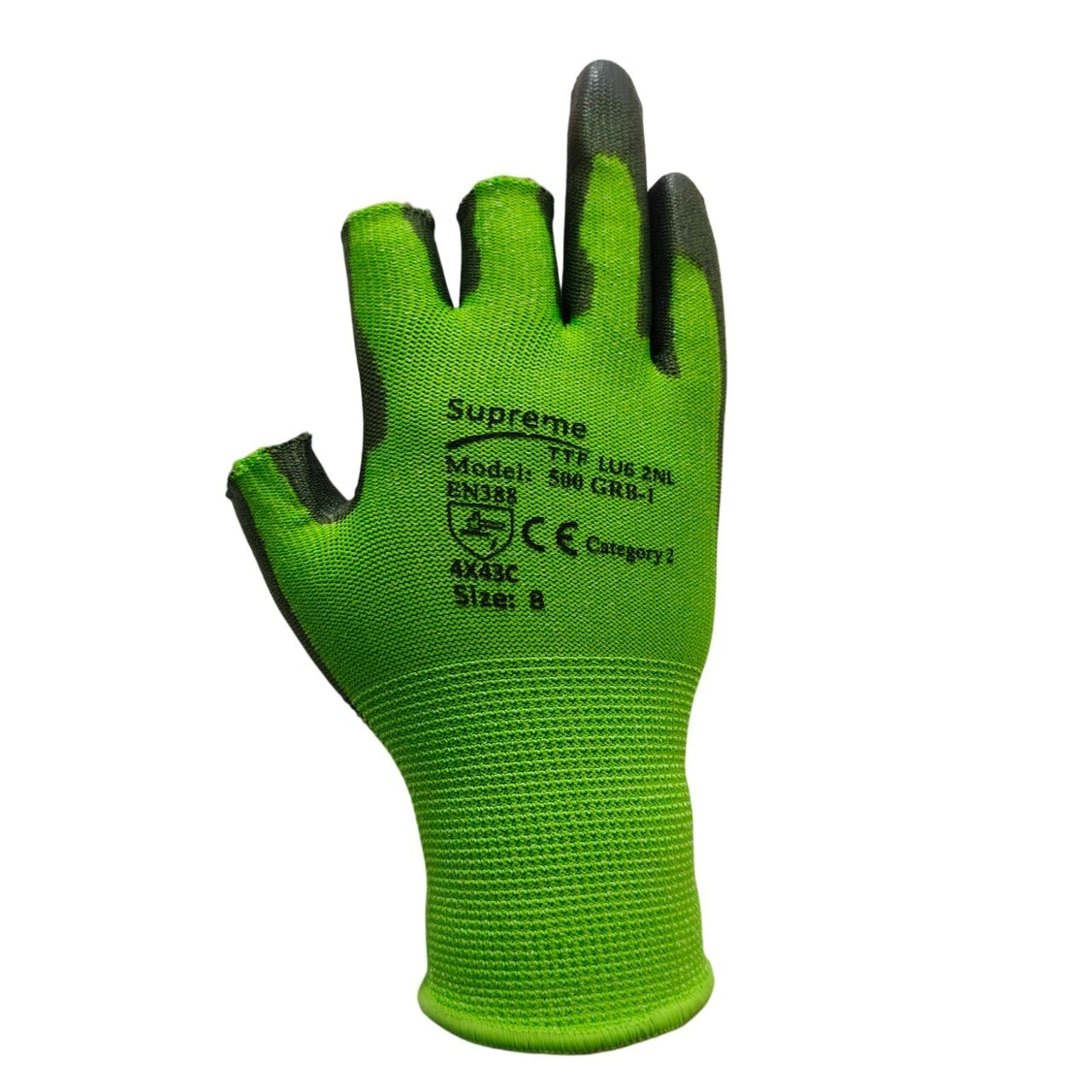 Cut Level 5 Green Liner Three Digit Finger Cut Glove