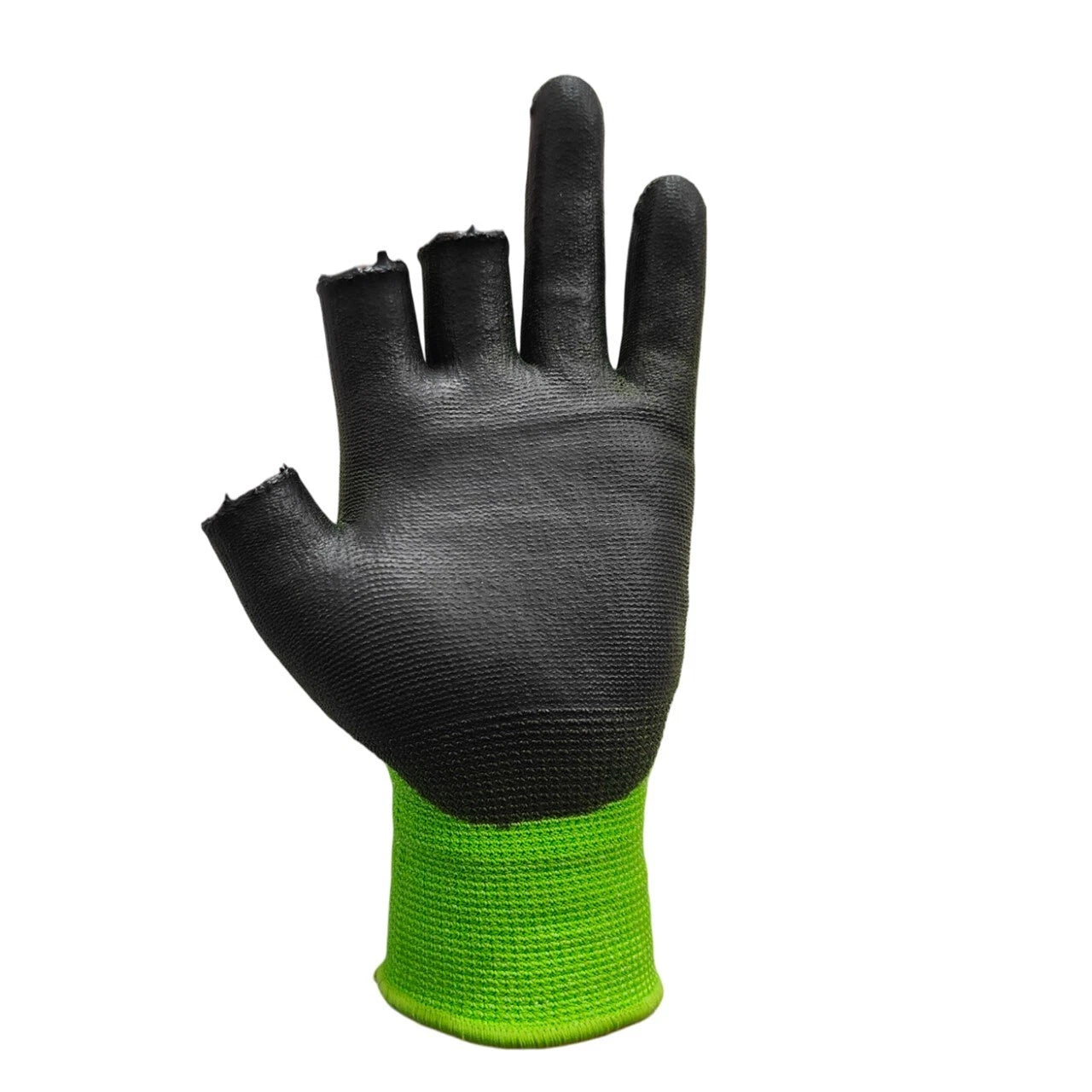 Cut Level 5 Green Liner Three Digit Finger Cut Glove