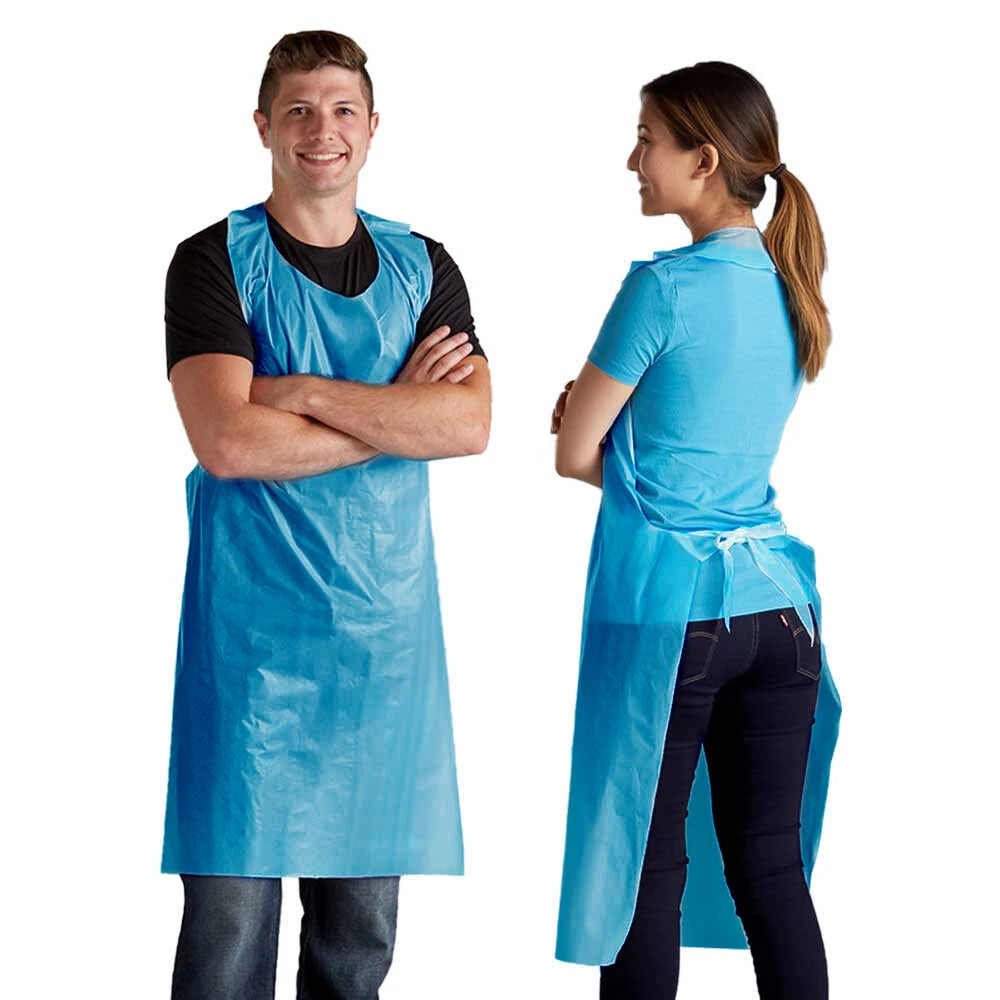 5000 Blue Disposable Aprons (5 Boxes)