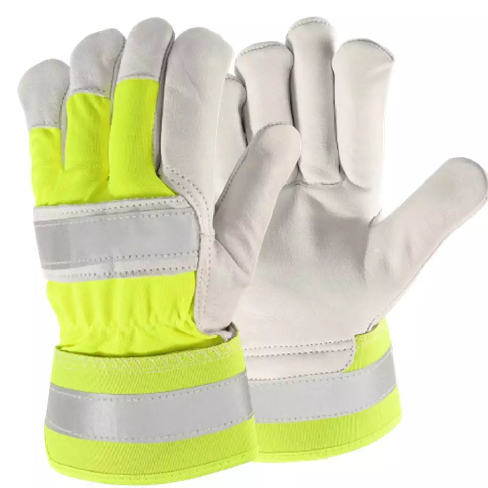 Yellow Hi Vis Rigger Gloves