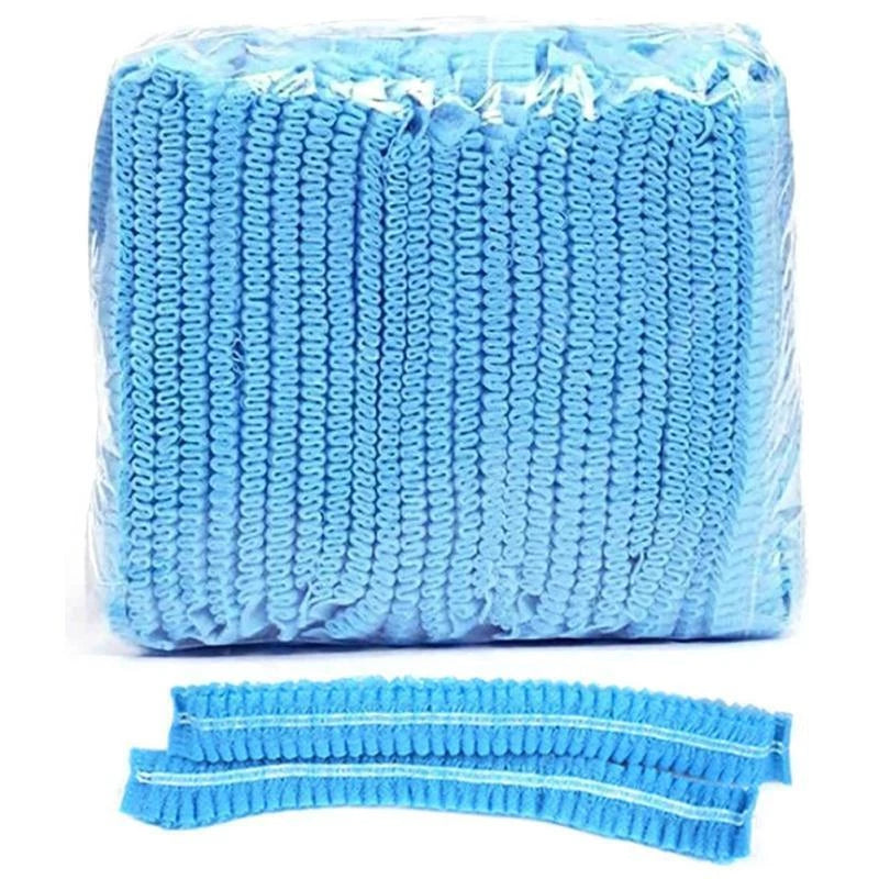 Blue Disposable Mob Caps(Pack of 100)