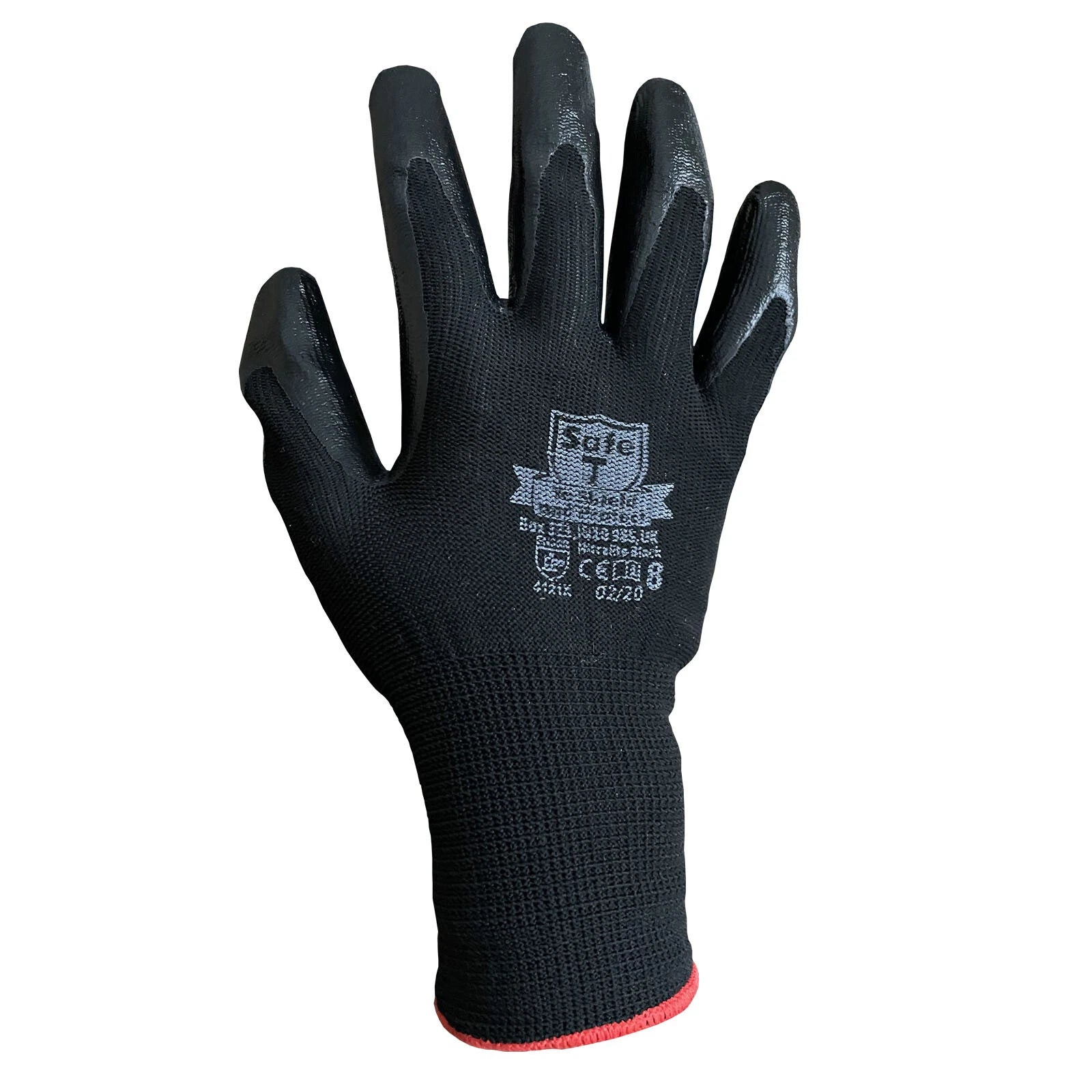 Black Nitrile Coated Work Gloves