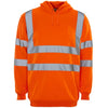 Supertouch Yellow High Visibility Hooded Sweatshirt