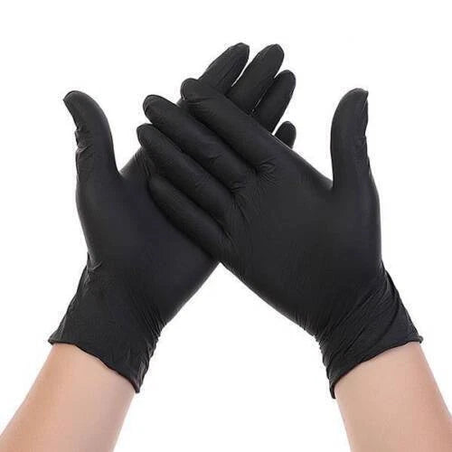 Black Nitrile Disposable Gloves (Box of 100)
