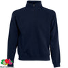 Fruit of the Loom Premium Zip Neck Workwear Sweatshirt - Comfortable Cadet Collar