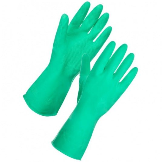 Supertouch Durable Household Washing-Up Rubber Gloves with Enhanced Grip & Comfort