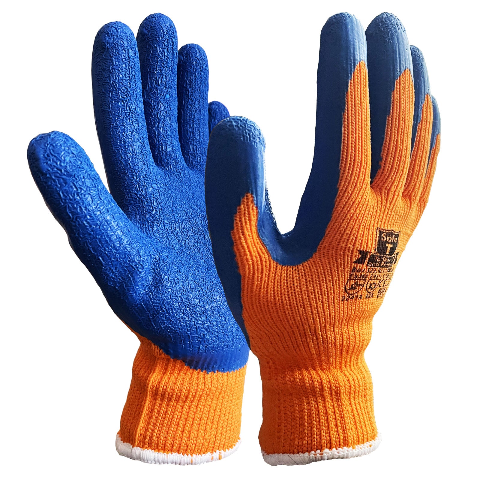 Safe-T Latex Thermal Hi Vis Glove (Orange)