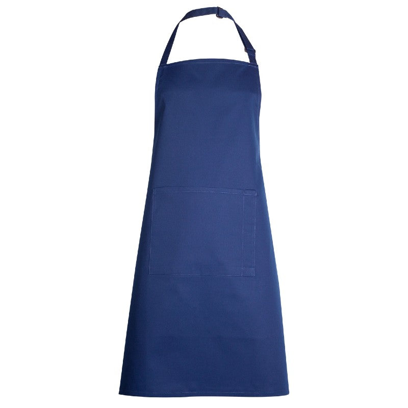 Uneek UC940 Professional Bib Apron with Pocket - Adjustable Neck, Polycotton Twill