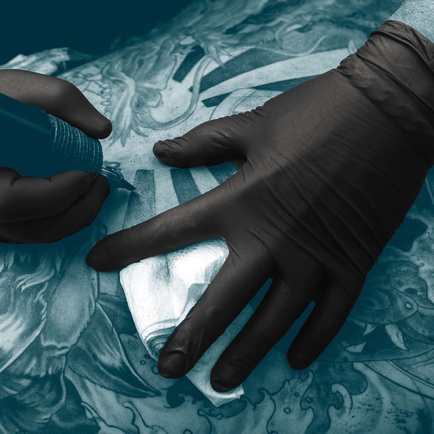 Unigloves Pearl Black Medical Grade Powder-Free Disposable Nitrile Gloves