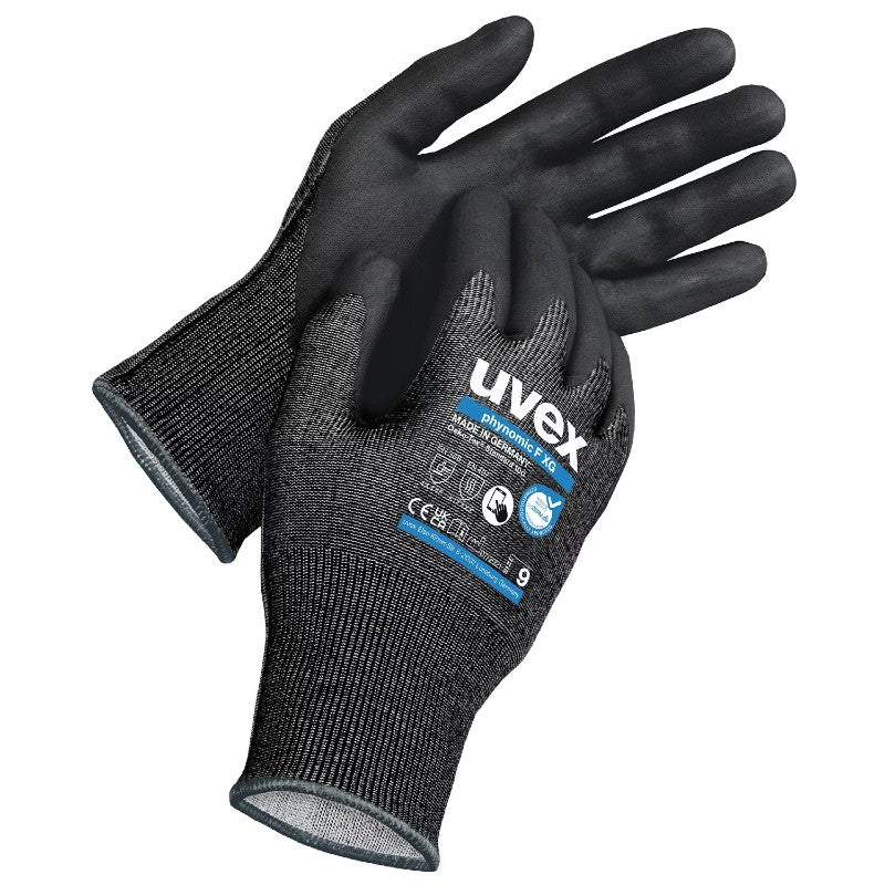 Uvex Phynomic F XG Cut Level F Heat & Oil Resistant Precision Handling Gloves