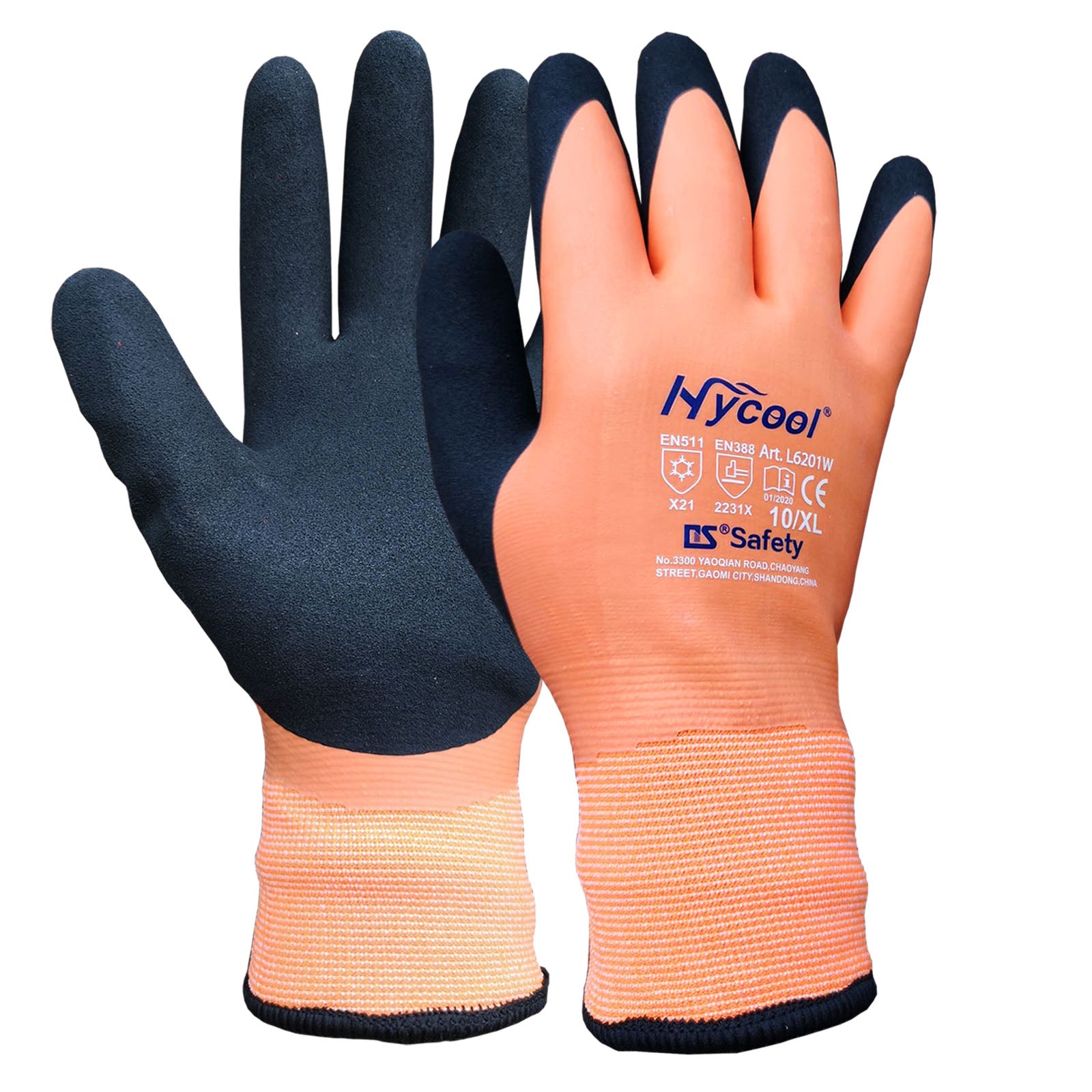 Safe-T Thermal Waterproof Latex Palm Coated Winter Gloves