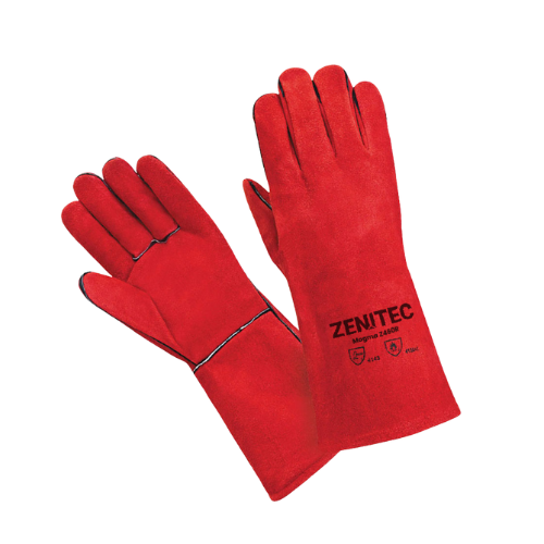 60 Pairs of Red Welding Gloves Heat Resistant BBQ/Oven/MIG/TIG Premium Welder Gauntlets