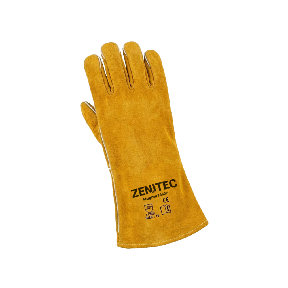 60 Pairs of Yellow Welding Gloves Heat Resistant BBQ/Oven/MIG/TIG Premium Welder Gauntlets
