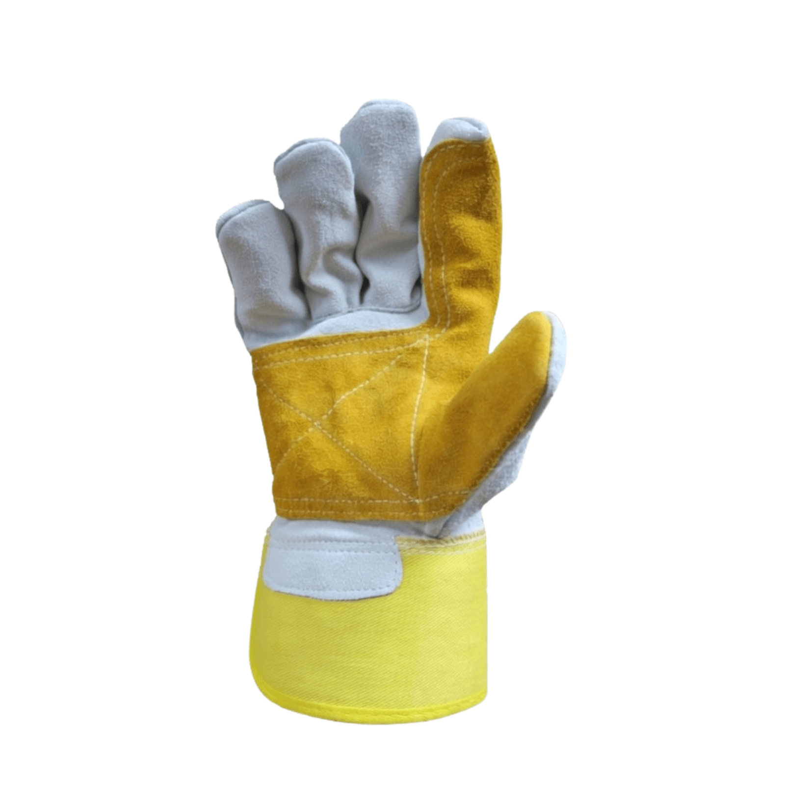 Yellow Double Palm Rigger Gloves